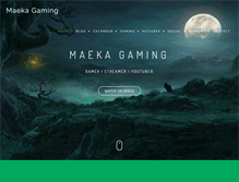 Tablet Screenshot of maekagaming.com
